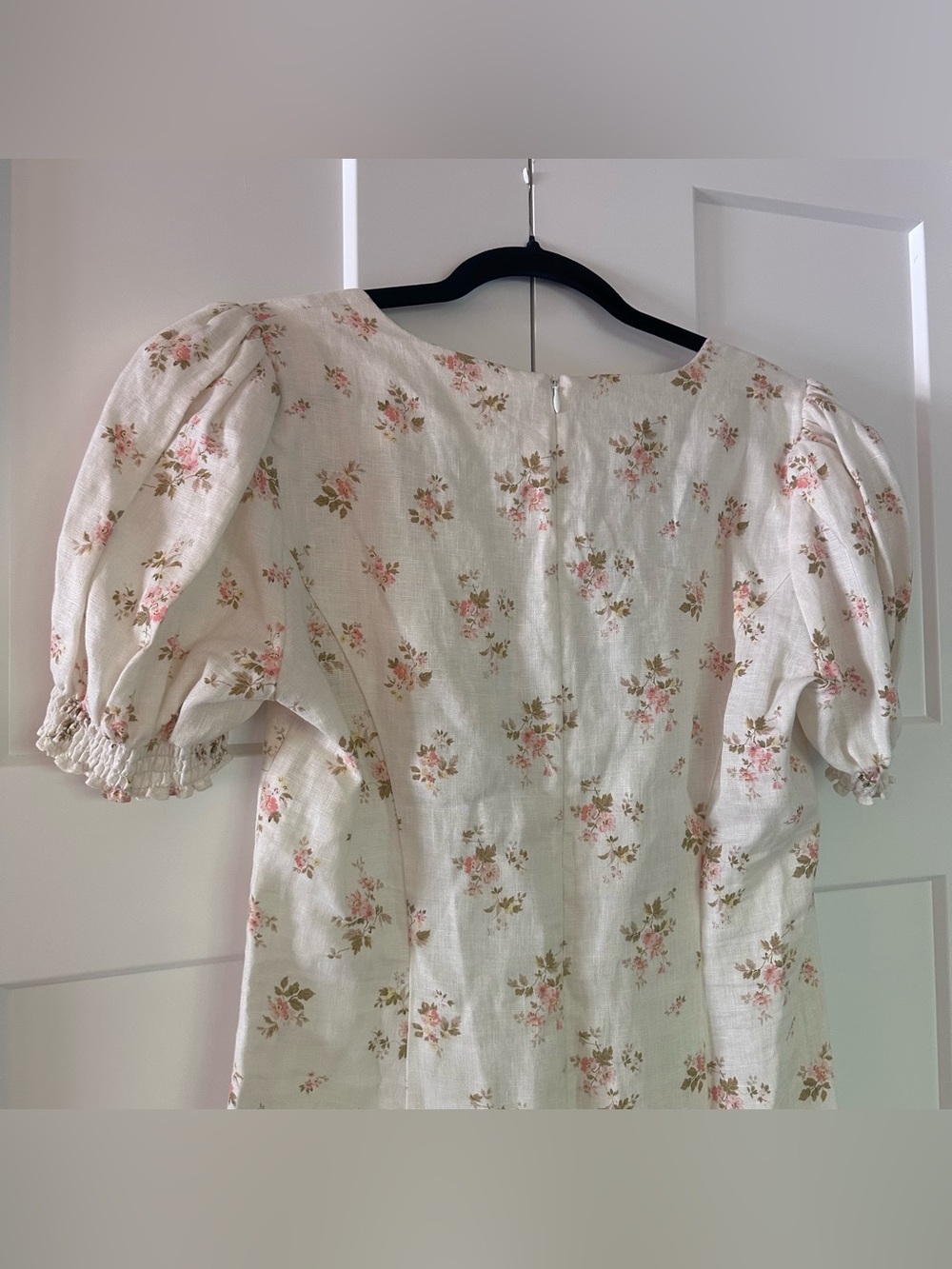 NWT Reformation 100% Linen Mini Dress - Picture 8 of 9